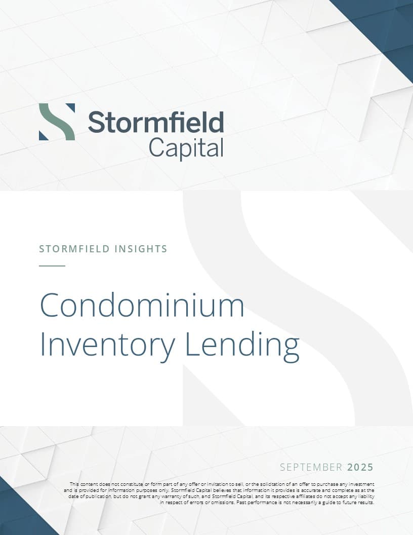 Stormfield Insights - Case Study Series - Condominium Inventory Loans