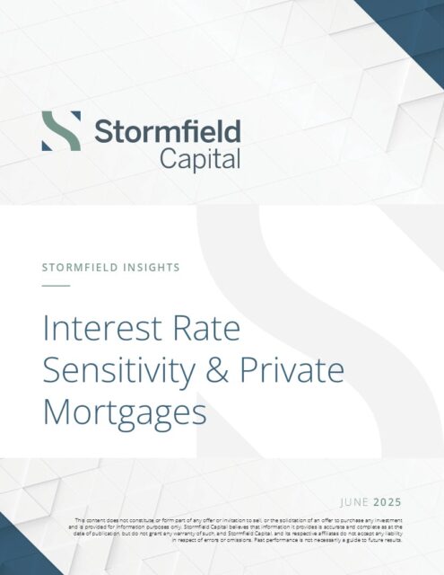 Stormfield Insights - Private Mortgage Interest Rate Sensitivity