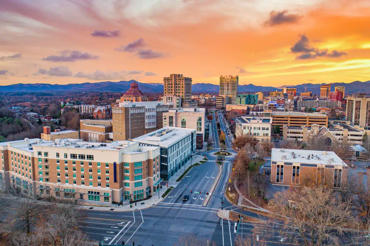 Ashville, NC skyline
